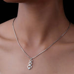 Load image into Gallery viewer, The Trinity Heartfall Pendant-With chain