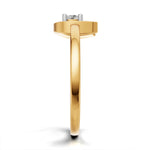 Load image into Gallery viewer, Lucky Solitaire Ring - 18Kt Gold vermeil