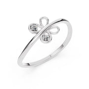Butterfly Diamond Ring