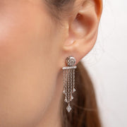 Zariya Diamond Cascade Earrings