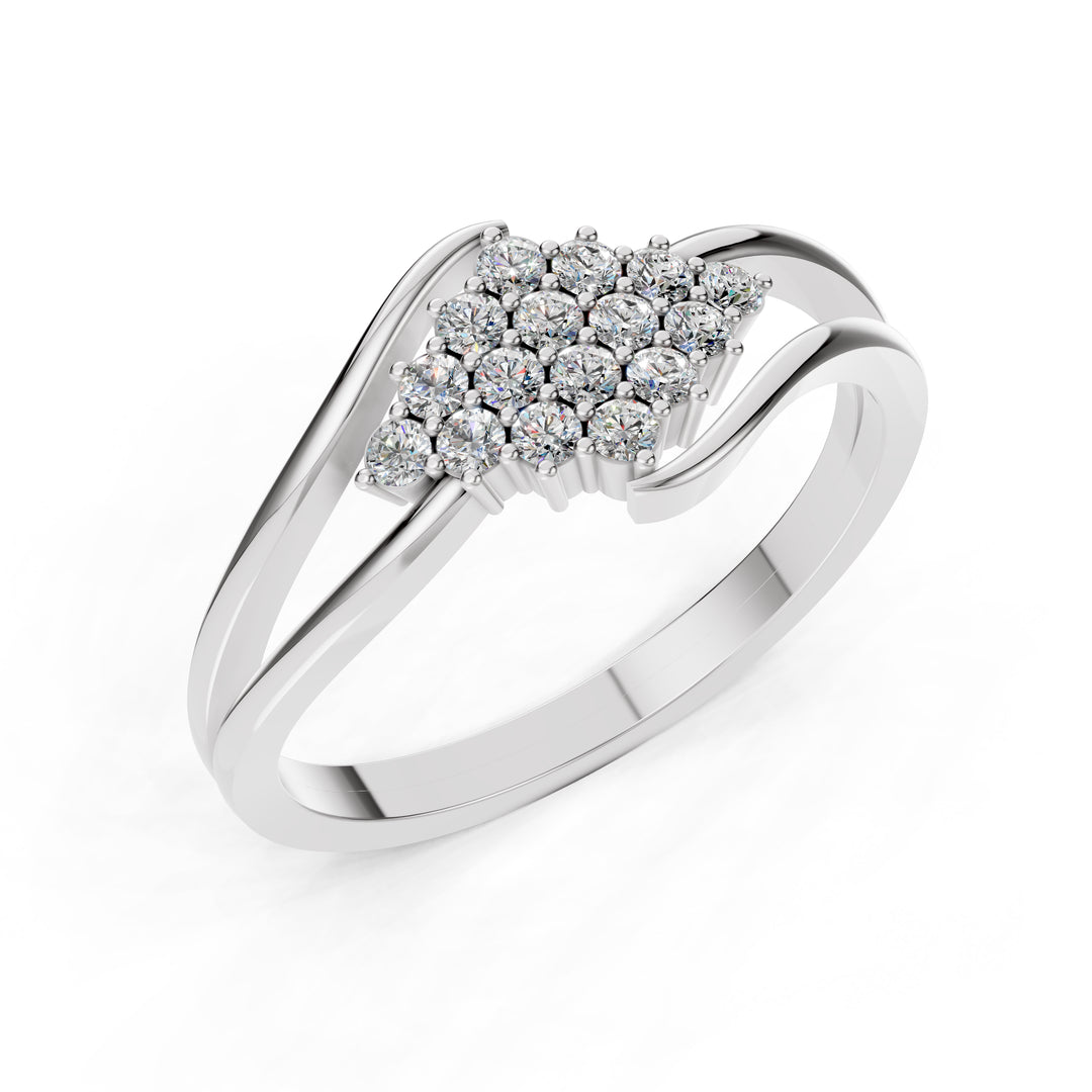 Celeste Cluster Diamond Ring