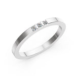 Load image into Gallery viewer, Trio Spark Sleek Diamond Band
