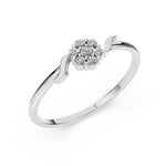 Load image into Gallery viewer, Grace Cluster Twist Ring
