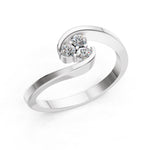 Load image into Gallery viewer, Triple Heart Diamond Whisper Ring
