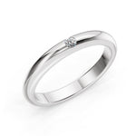Load image into Gallery viewer, Timeless Solitaire Diamond Band
