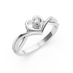 Load image into Gallery viewer, Sweetheart Solitarie Promise Ring
