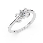 Load image into Gallery viewer, Flora Charm Petite Diamond Ring
