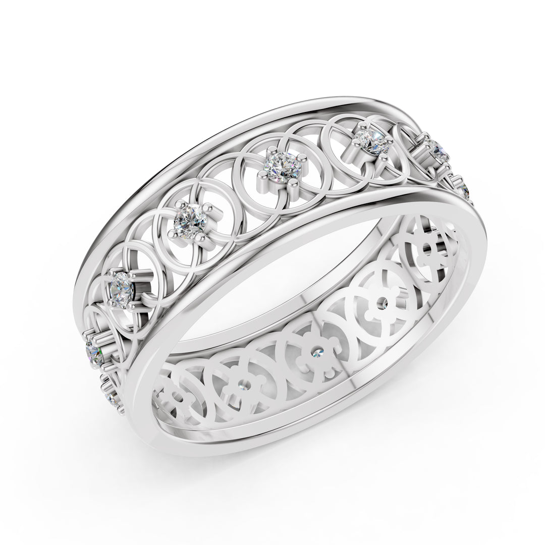 Celestial Lace Diamond Band