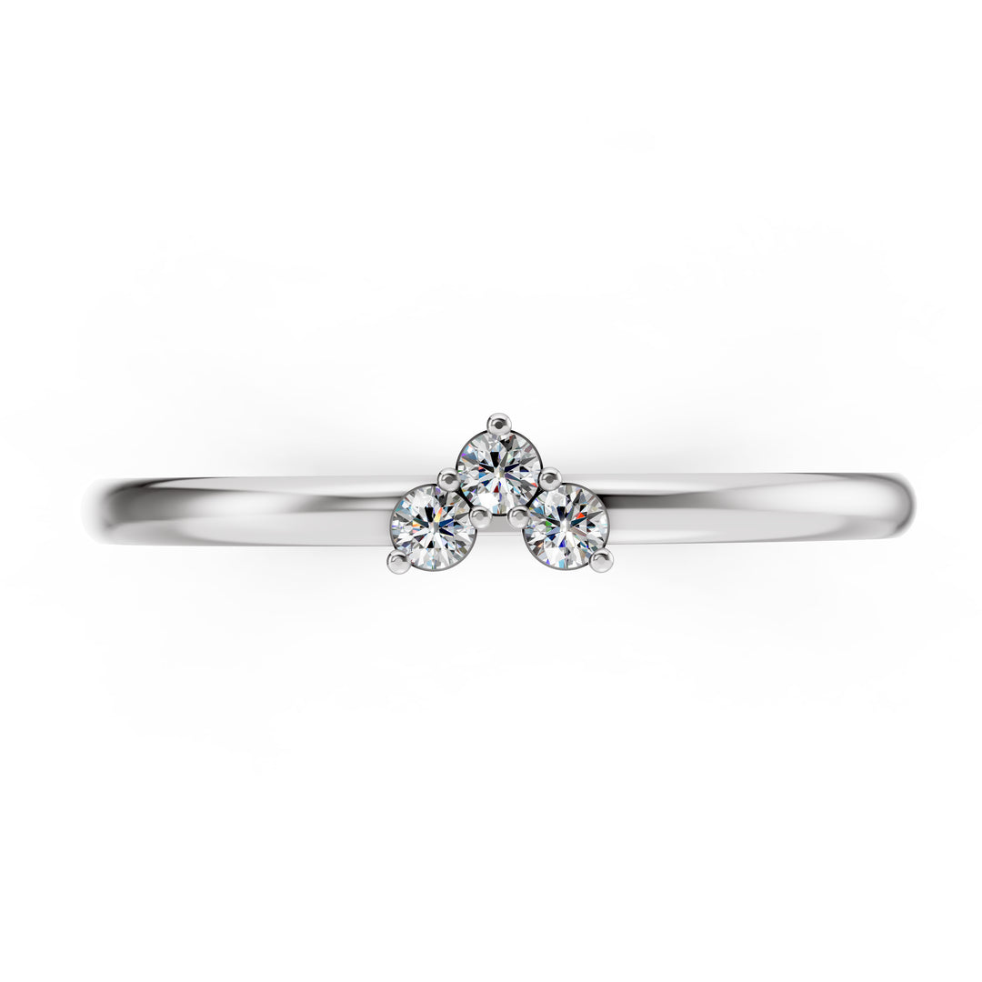 Petite Butterfly Diamond Ring