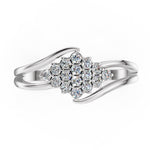 Load image into Gallery viewer, Celeste Cluster Diamond Ring

