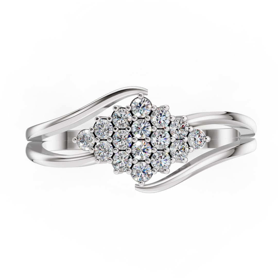 Celeste Cluster Diamond Ring