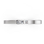 Load image into Gallery viewer, Trio Spark Sleek Diamond Band
