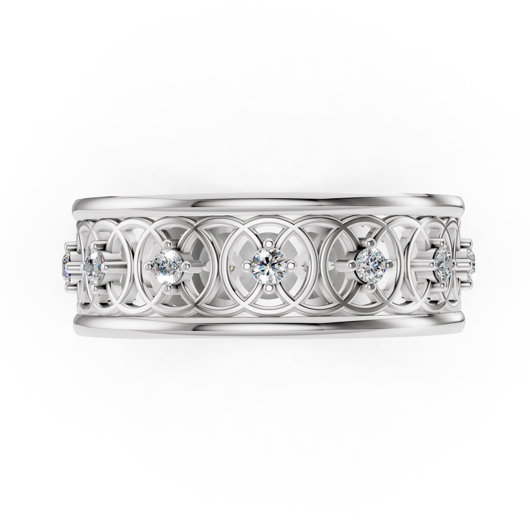 Celestial Lace Diamond Band