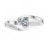 Load image into Gallery viewer, Triple Heart Diamond Whisper Ring
