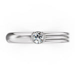 Load image into Gallery viewer, The Triline Solitaire Ring
