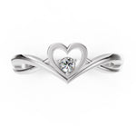 Load image into Gallery viewer, Sweetheart Solitarie Promise Ring

