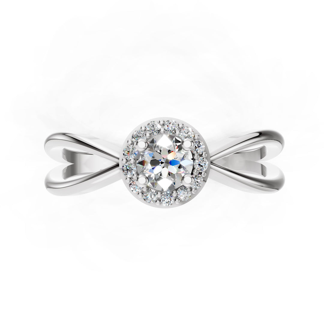 Radiant Halo Love Ring