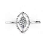 Load image into Gallery viewer, Marquise Halo Elegance Ring
