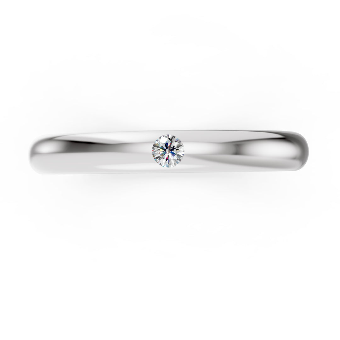 Timeless Solitaire Diamond Band