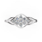 Load image into Gallery viewer, Radiant Petal Diamond Ring

