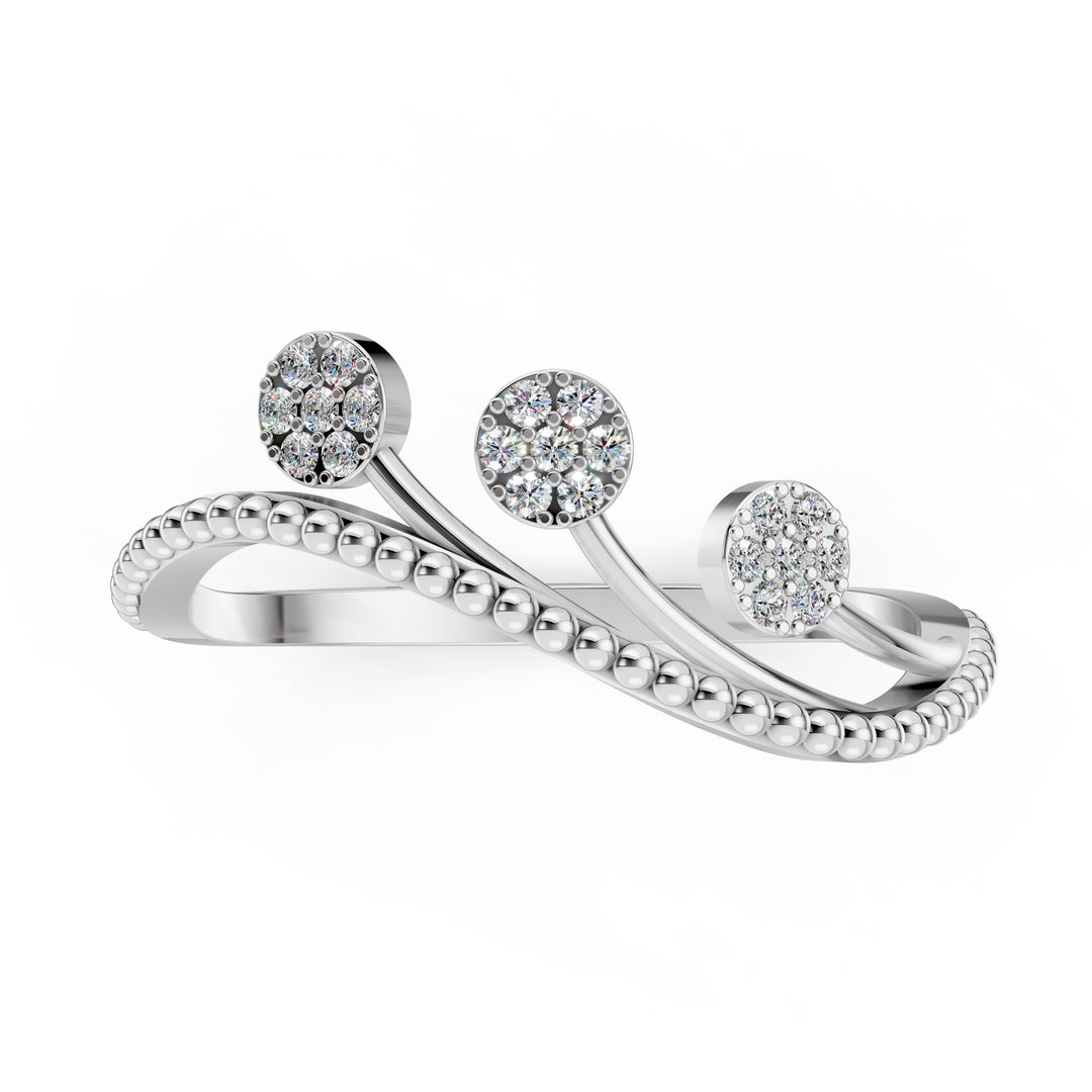 Trinity Orbit Diamond Ring