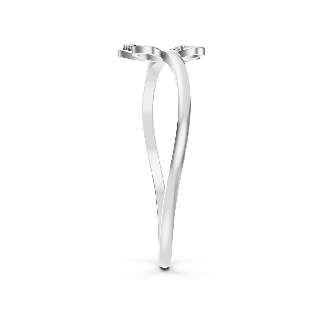 Whimsy Bow Diamond Ring