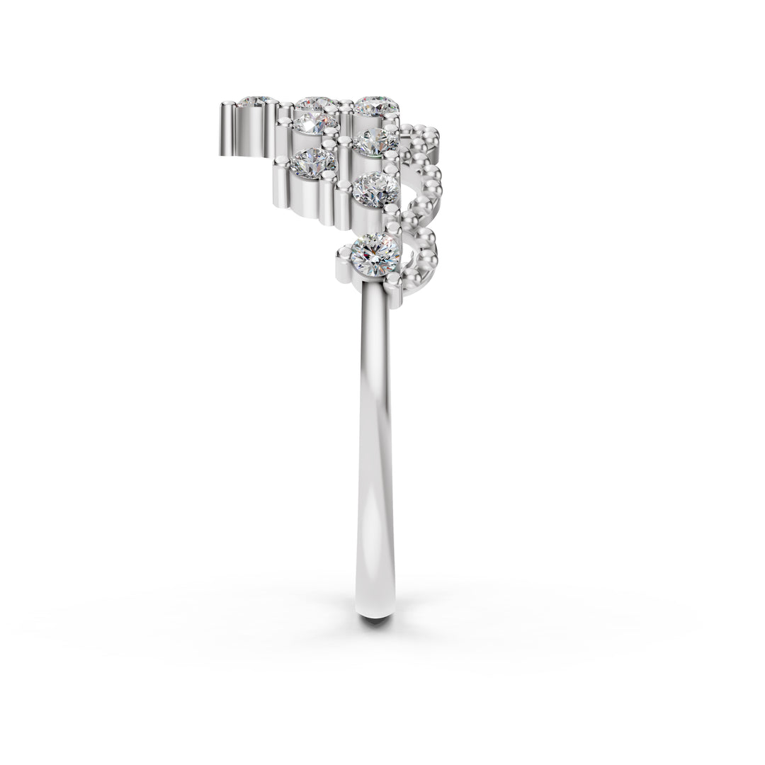 Regal Radiance Tiara Ring