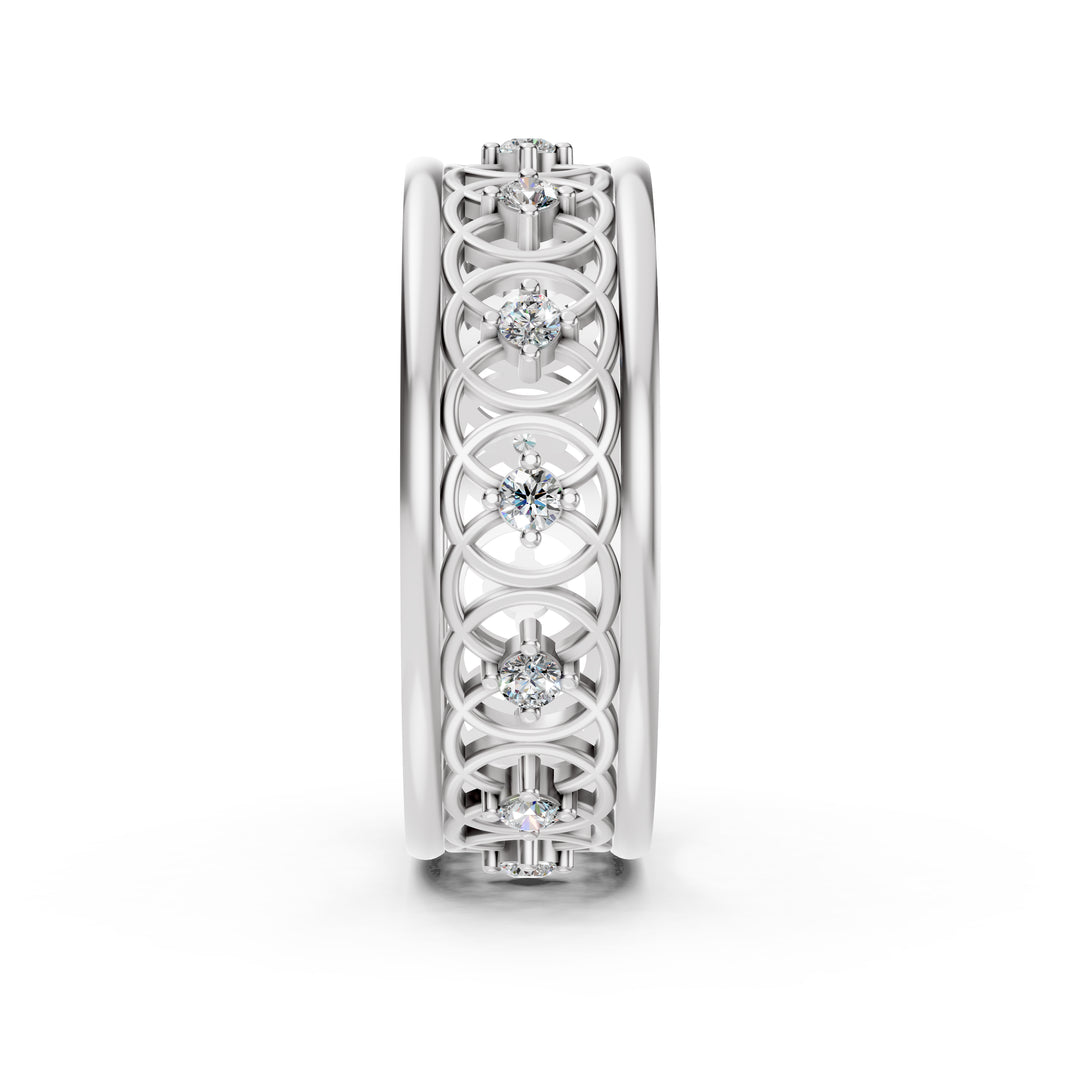 Celestial Lace Diamond Band