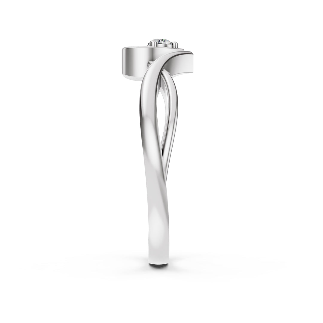 Sweetheart Solitarie Promise Ring