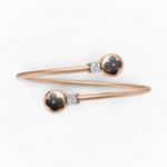 Load image into Gallery viewer, Duo Petal Pop Bracelet - 18Kt Rose Gold vermeil
