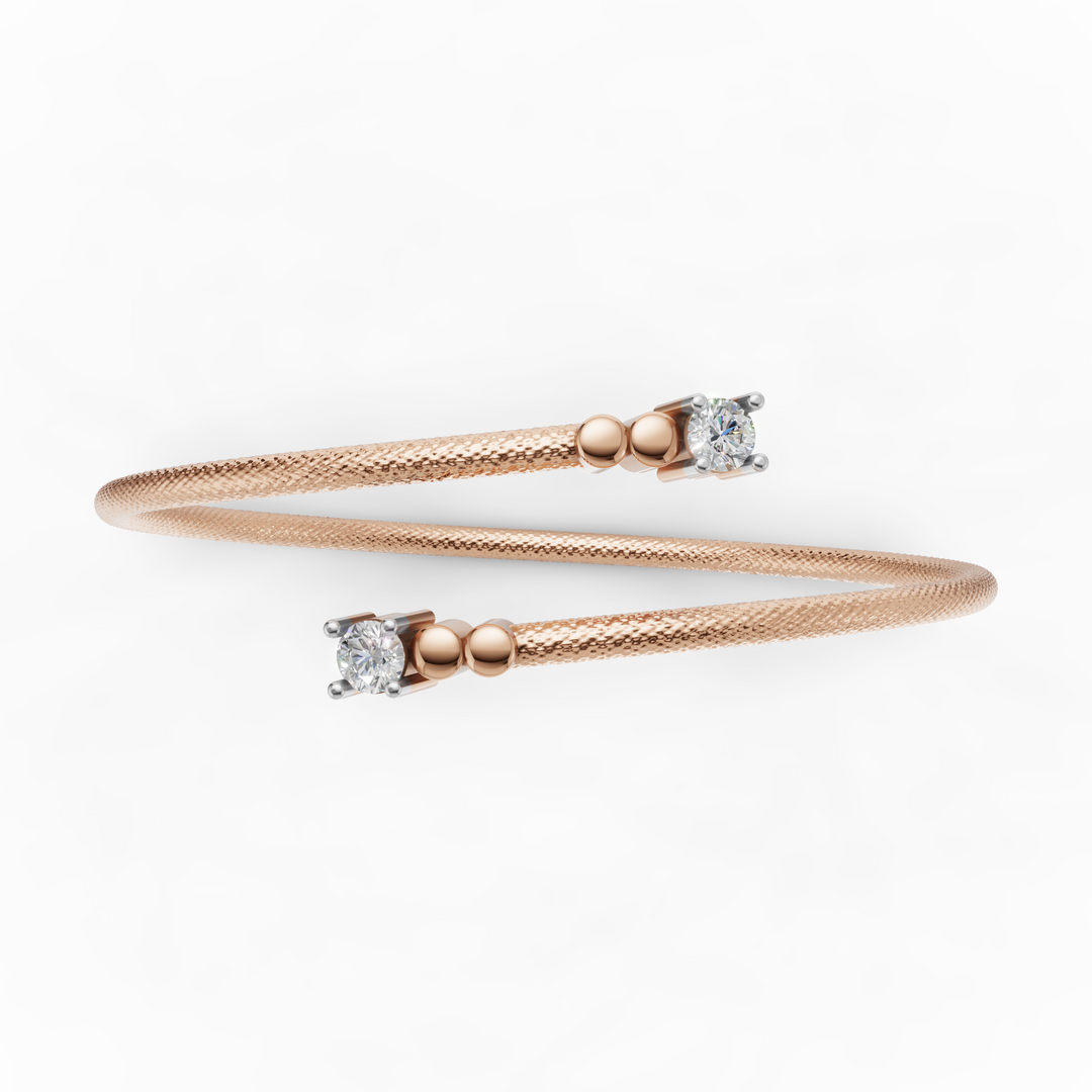 Twinkle Touch Bracelet - 18Kt Rose Gold Vermeil