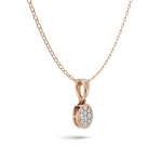 Load image into Gallery viewer, Stardust Swirl Pendant(without chain) - 18Kt Rose Gold vermeil

