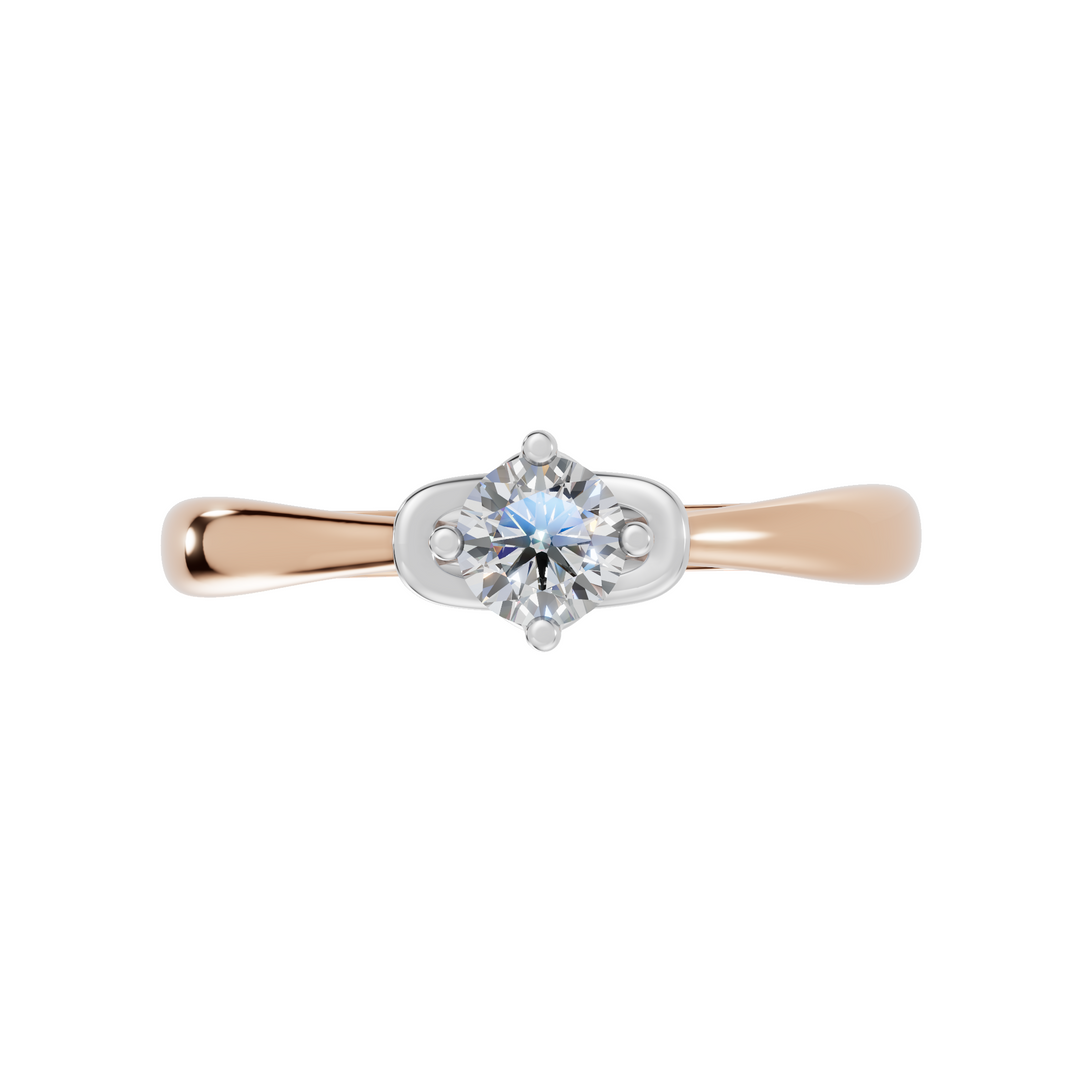 Floral Embrace Ring - 18Kt Rose Gold Vermeil