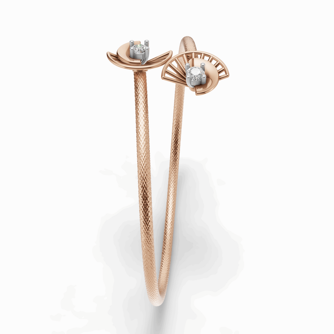 Sunray Spark Bracelet - 18Kt Rose Gold Vermeil