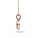 Load image into Gallery viewer, Diamond Flooded Heart Pendant(without chain) - 18Kt Rose Gold vermeil
