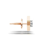 Load image into Gallery viewer, Open Star Diamond Earring - 18Kt Rose Gold vermeil
