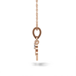 Load image into Gallery viewer, Princess Crown Pendant(without chain) - 18Kt Rose Gold vermeil

