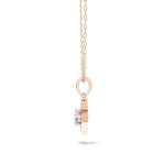 Load image into Gallery viewer, Open Star Diamond Pendant(without chain) - 18Kt Rose Gold vermeil
