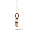 Load image into Gallery viewer, Diamond Flooded Heart Pendant(without chain) - 18Kt Rose Gold vermeil
