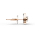 Load image into Gallery viewer, Good Luck Diamond Earring - 18Kt Rose Gold vermeil