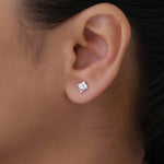 Load image into Gallery viewer, Diamond Chevron Spark Earrings
