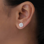 Load image into Gallery viewer, Celestial Bloom Diamond Studs
