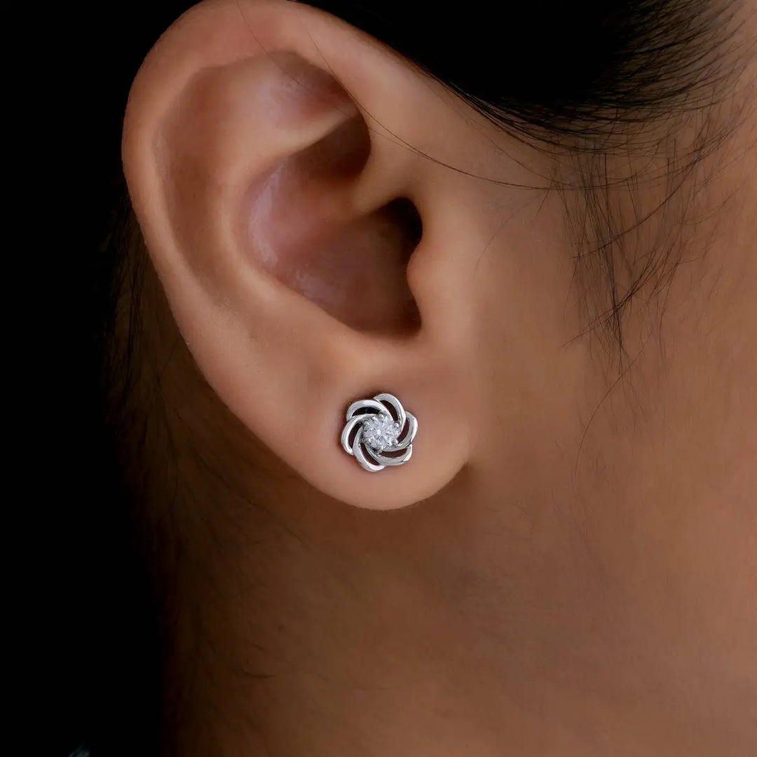Celestia Bloom Diamond Studs