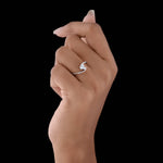 Load image into Gallery viewer, Triple Heart Diamond Whisper Ring
