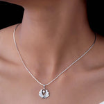 Load image into Gallery viewer, Celeste Bloom Pendant-With chain
