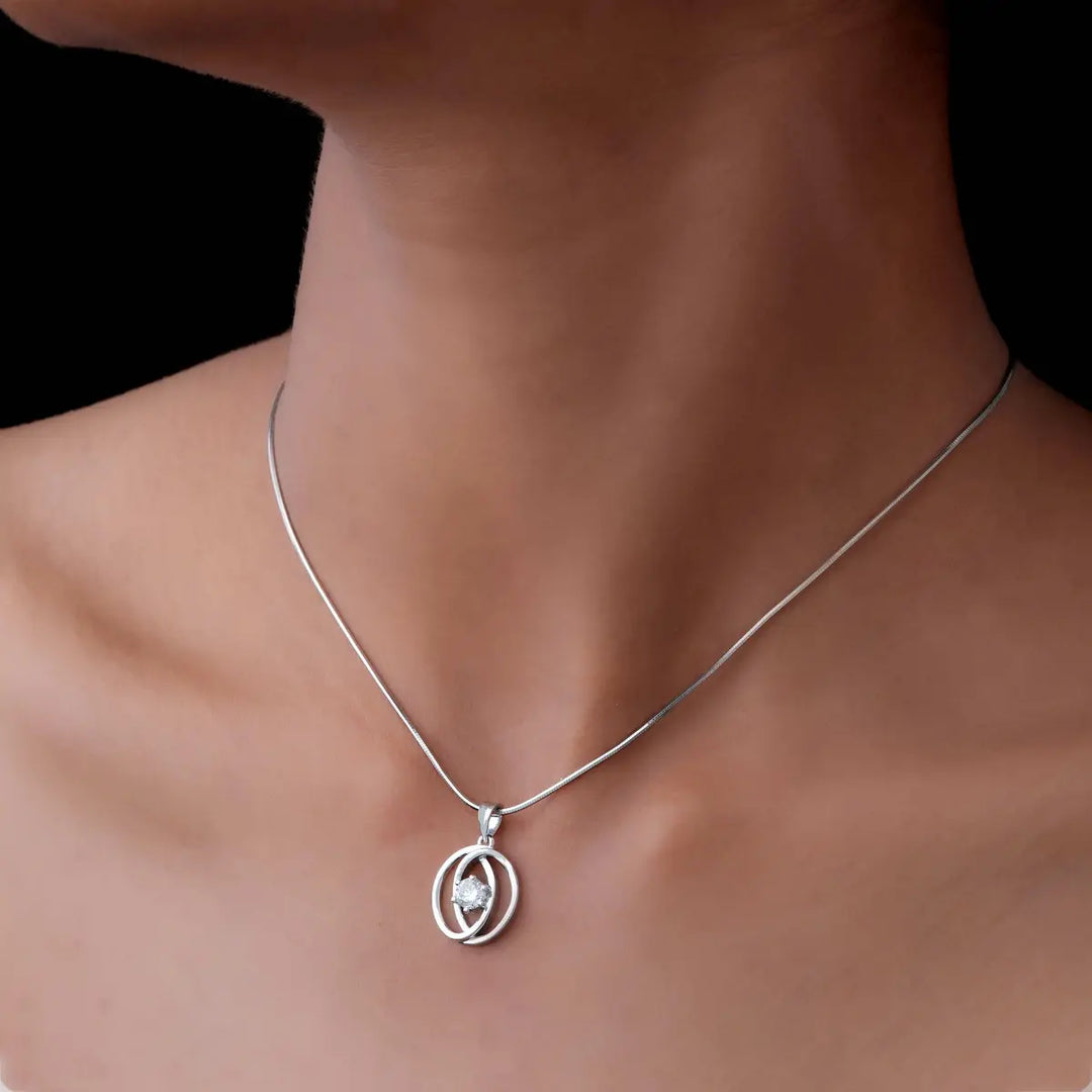 Celestia Orbit Pendant-With chain