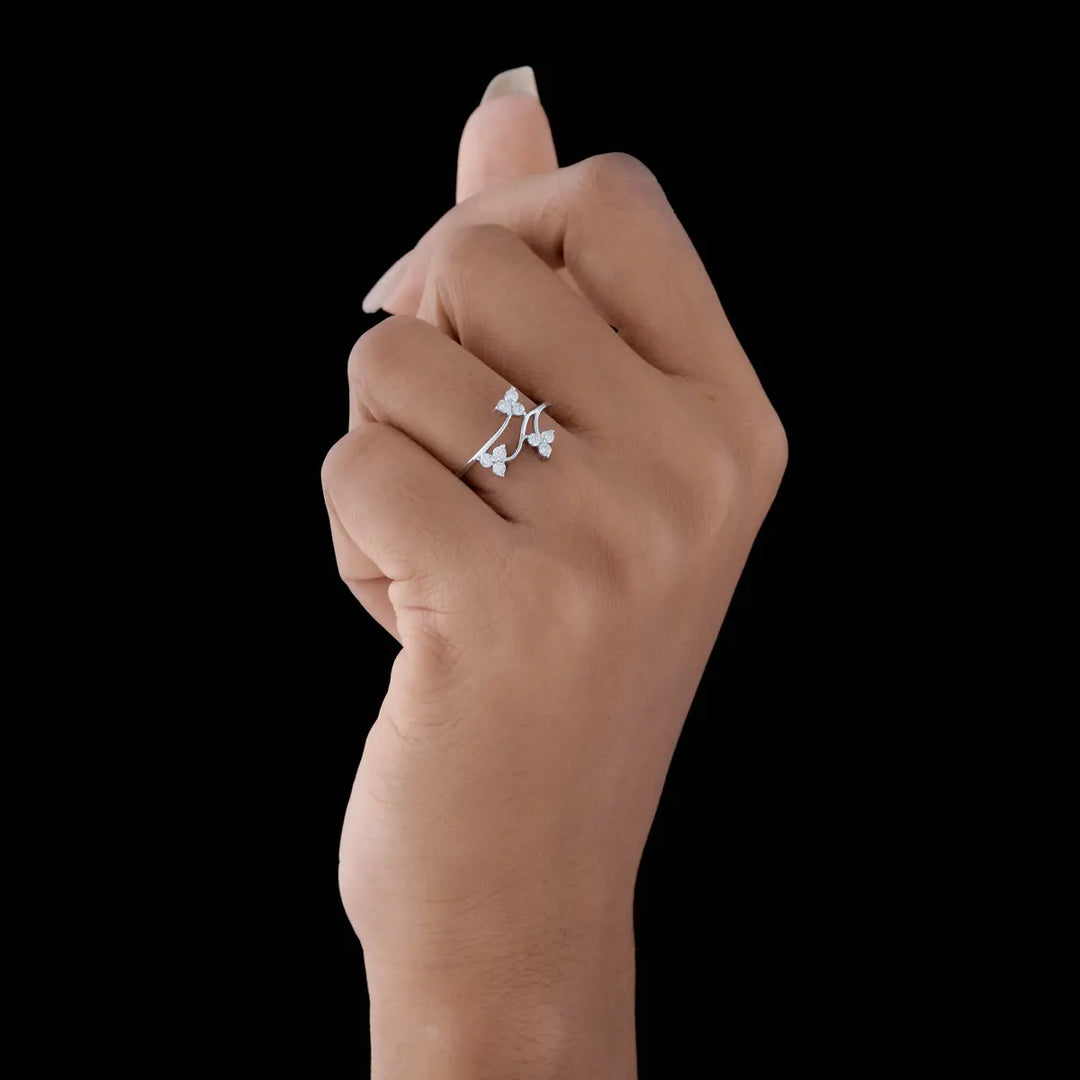 Twilight Trillium Diamond Ring