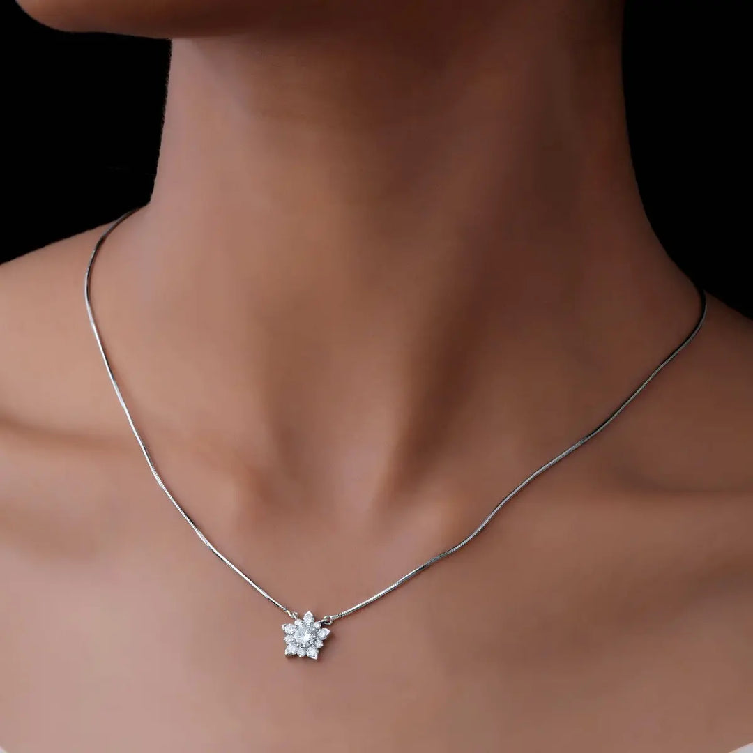 Celestia Bloom Pendant-With chain