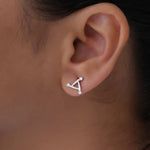 Load image into Gallery viewer, Astra Geometric Diamond Studs
