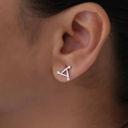 Astra Geometric Diamond Studs